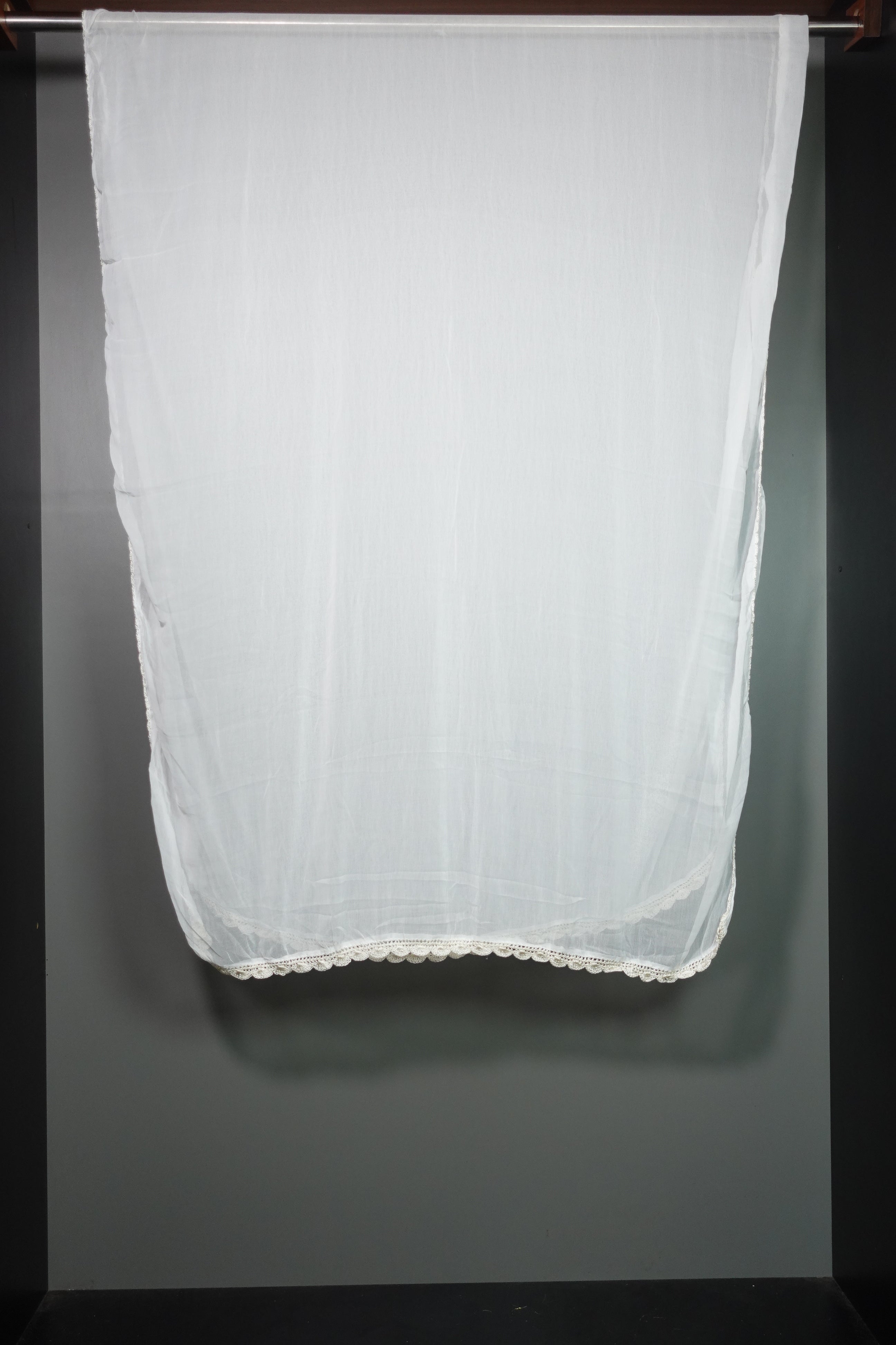 White Color Chiffon Dupatta | AHD247