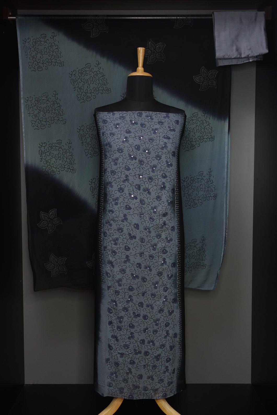 Block Printed Georgette Salwar Sets | SW1201