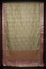 Unique Style Tissue Sarees With Minakari Designs | JCL646