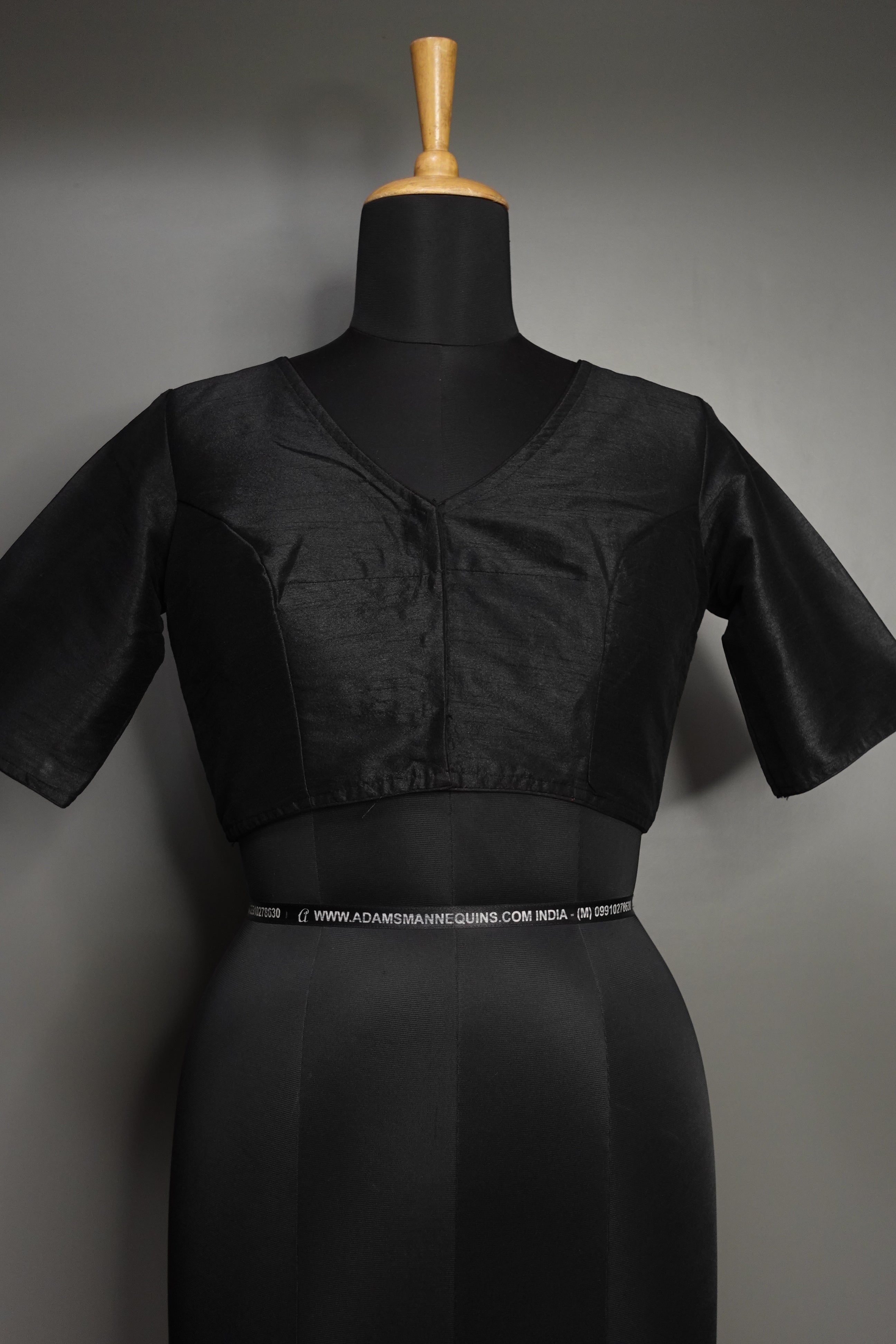 Jaal Patterned Semi Silk Blouse | ONM101B