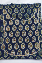 Hand Embroidered Uppada Silk Kurtha Material | UNSTITCHED | DN307