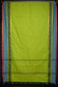 Kanchi Cotton Sarees with Vanasimha Pattern | VR213