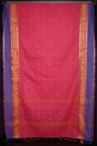 Kanchi Cotton Sarees with Vanasimha Pattern | VR213