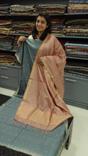 Soft silk kanchipuram salwar top & dupatta set | AJ405