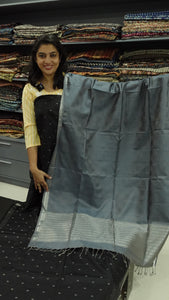 Soft silk kanchipuram salwar top & dupatta set | AJ405