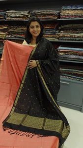 Soft silk kanchipuram salwar top & dupatta set | AJ405
