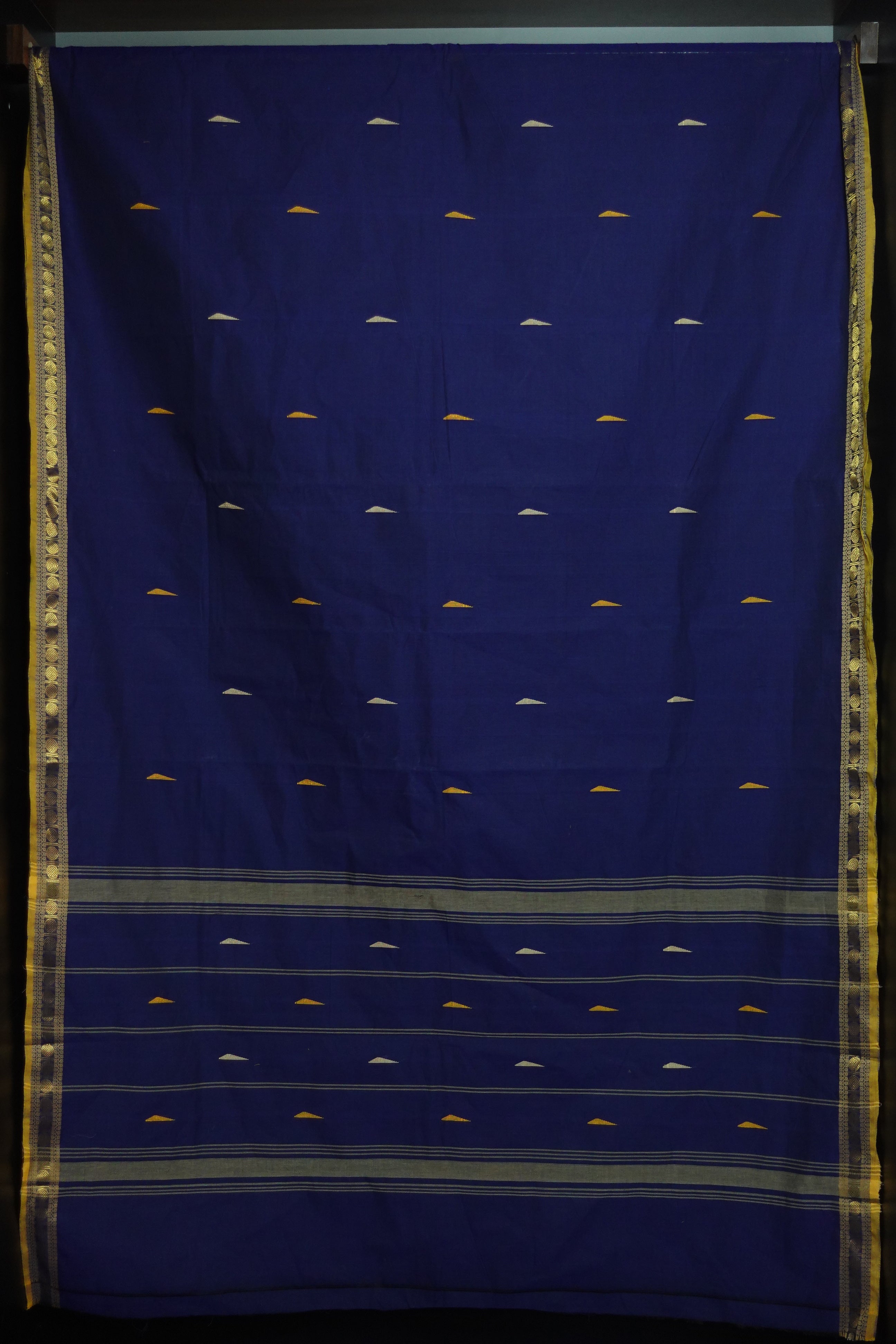 Kanchi Cotton Sarees With Traditional Border Detailing | VR212