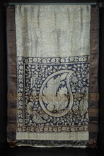 Printed Pen Kalamkari Finish Soft Tussar Saree | SBS335