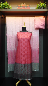 Block printed chanderi finish salwar sets | ACT618