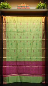 Designer kota sarees with Banarasi weave patterns | JCL562