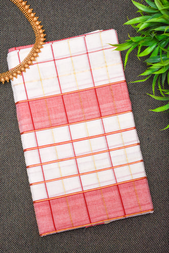 Chendamangalam Saree With Check Patterns | PH214