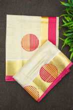 Traditional Kerala Set Mundu With Golden Kasavu | SB240