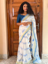 Linen Finished Soft Feel Sarees | AB253