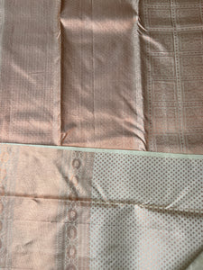 Cream Shade Bridal Kanchipuram Saree | AKS111C
