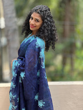 Silky Kota Tepchi Embroidery Three Petal Saree | ACT342 |