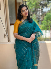 Kora Banarasi Metal Pital Weaved Saree | UA105