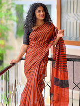 Semi Silk Saree with Weave Pattern | ACT646