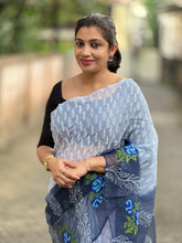 Computerized Cross Stitch Embroidered Kota Sarees | RK210