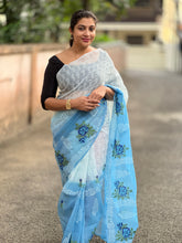 Computerized Cross Stitch Embroidered Kota Sarees | RK210