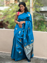 Semi silk saree with weave pattern | KT166