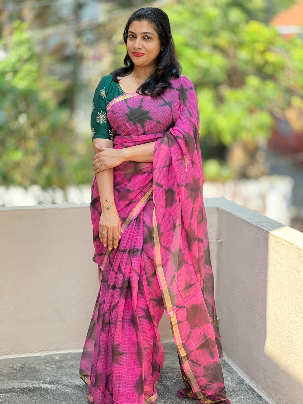 Hand Tie & Dye Kota Saree | RK241| Pre Order