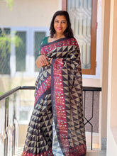 Digital printed Semi Tussar saree | JCL780