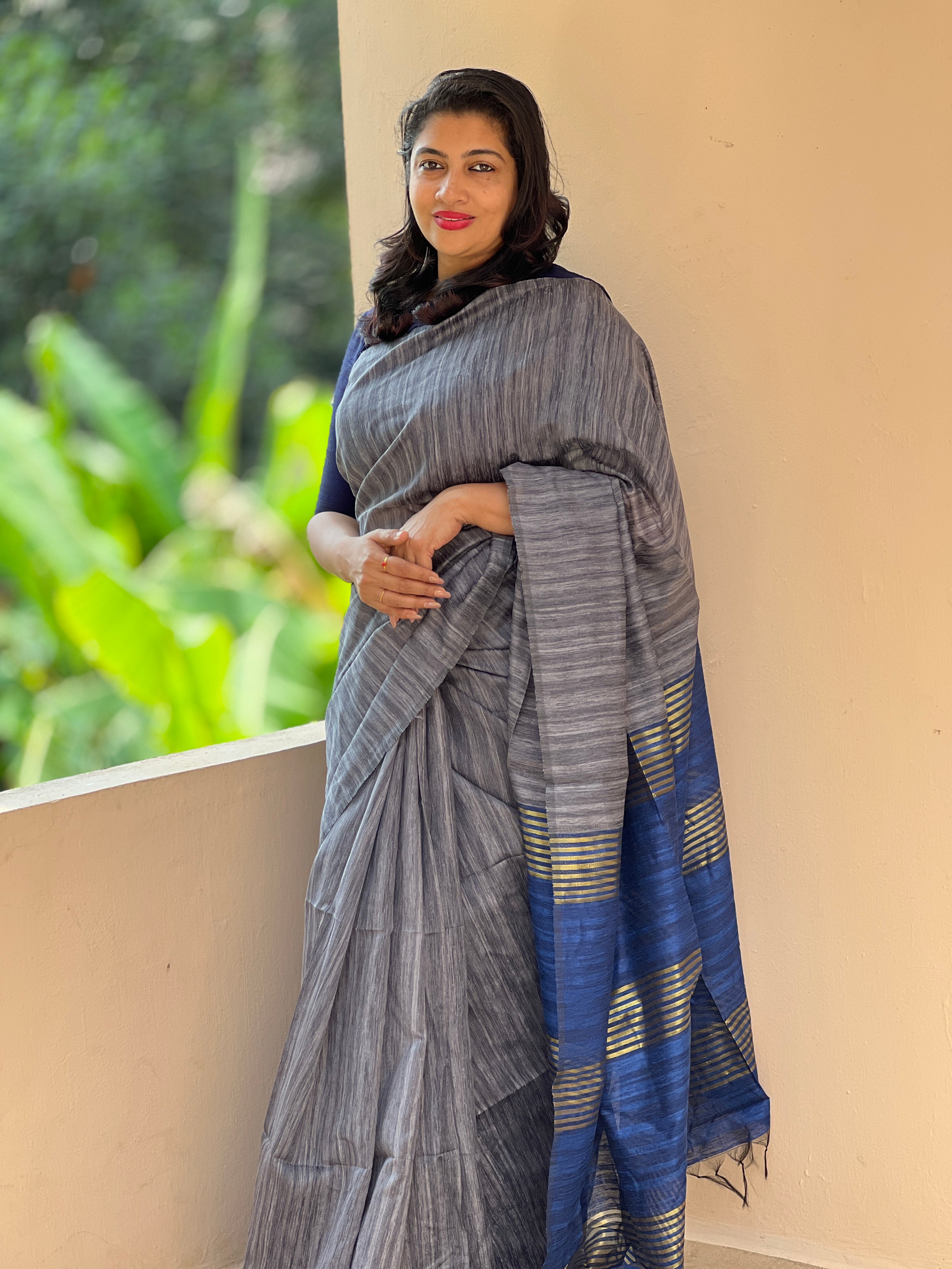 Geecha Tussar Finish Saree | MRD271