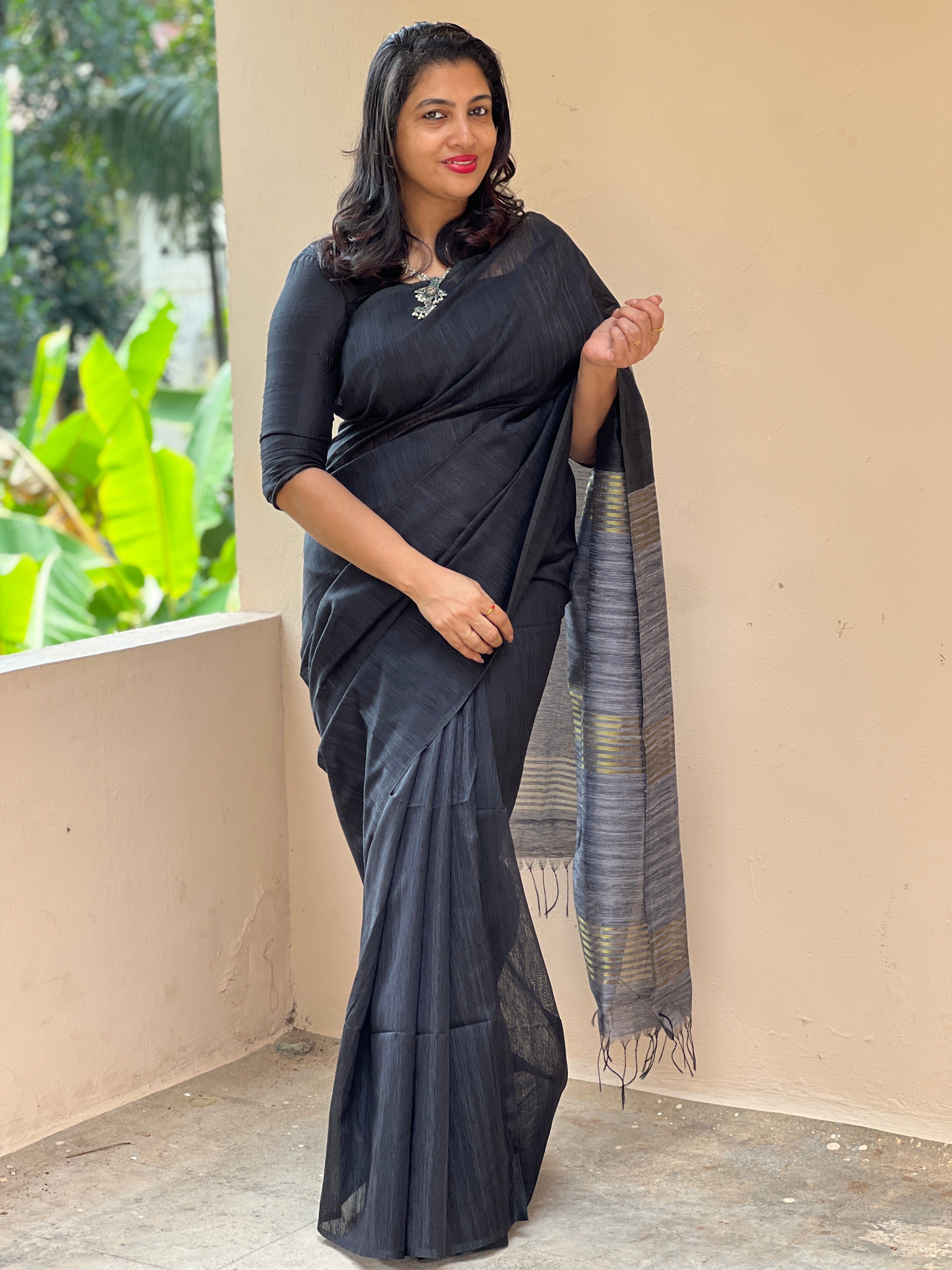 Geecha Tussar Finish Saree | MRD271