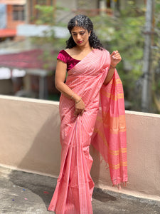 Comfortable Bhagalpuri  Linen Finished Saree | MDS270