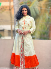 Bright yellow color embroidered mal cotton palazzo set | CS127