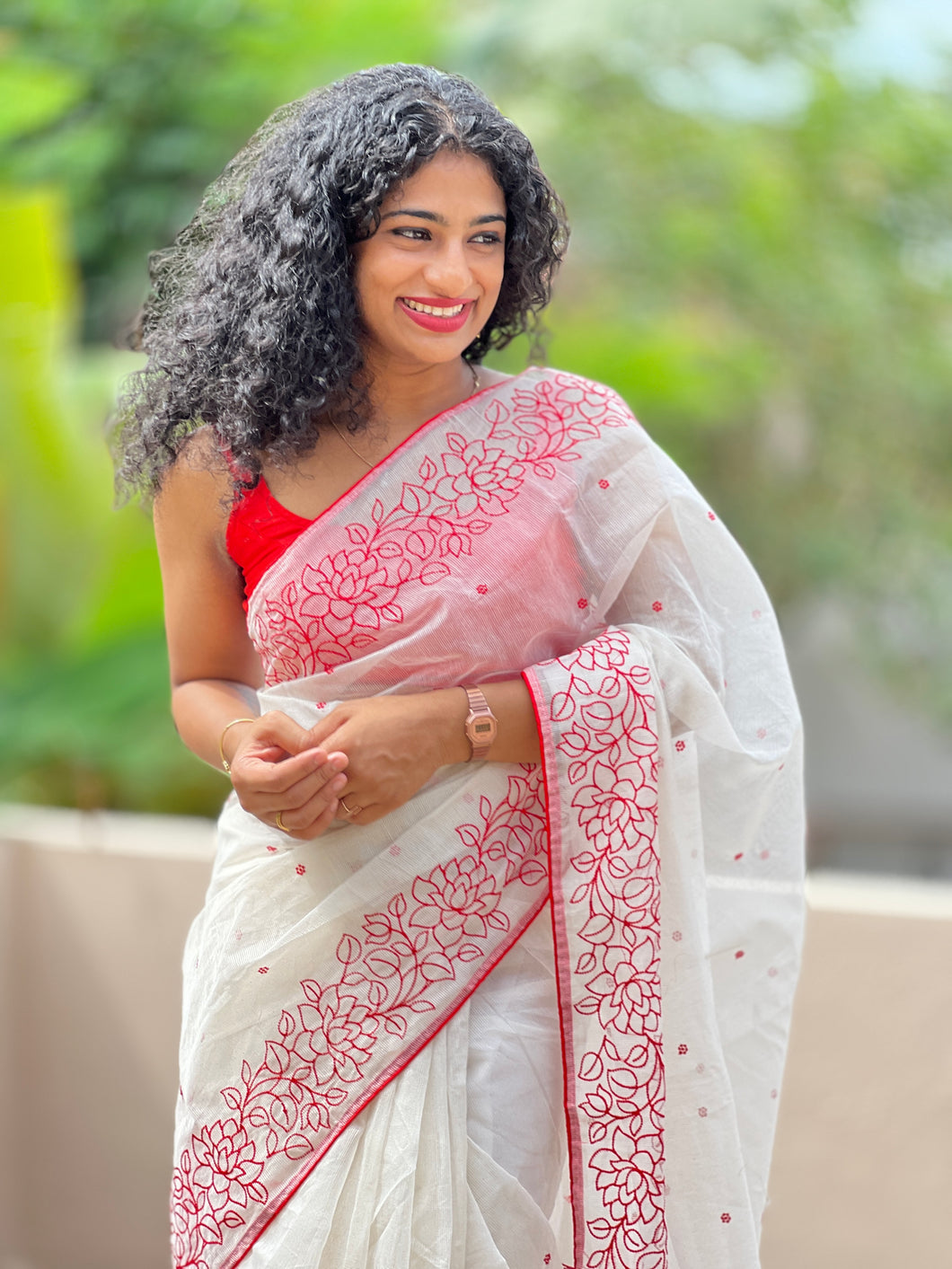 Computerized Machine Embroidery Kota Sarees | RP120