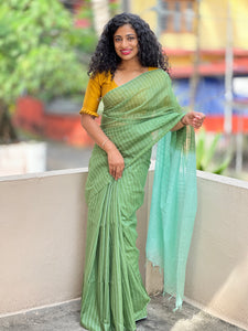 Bhagalpuri Linen Saree | MDS268