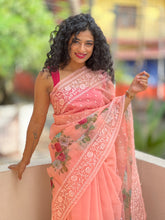 Floral Digital Printed Organza Saree | JCL726