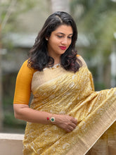 Jhal Pattern Embroidered Desi Tussar Sarees | ACT783