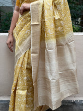 Jhal Pattern Embroidered Desi Tussar Sarees | ACT783