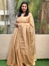 Cream Semi Silk Saree | BSK103