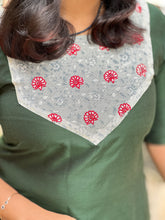 Machine Embroidery Semi Silk Unstitched Kurta | DN343