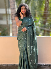 Kathan Weaving Pattern Semi Tussar Look Saree | MDS276