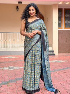 Modal Silk Sarees With Unique Print Designs | CS219