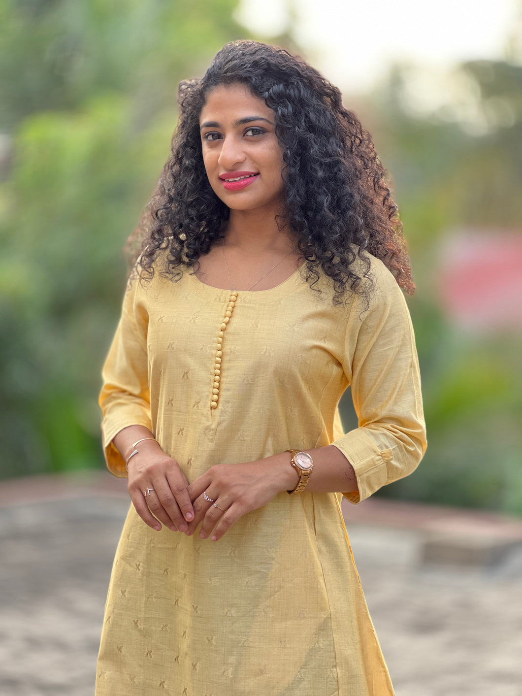 Comfortable Chanderi A-Line Kurta | SV134