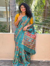 Digital Printed Semi Silk Saree with Kalamkari Design | JCL642