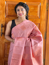 Chocolate Brown Kanchipuram Saree With Rectangle Butta Designs | CV199