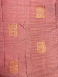 Chocolate Brown Kanchipuram Saree With Rectangle Butta Designs | CV199