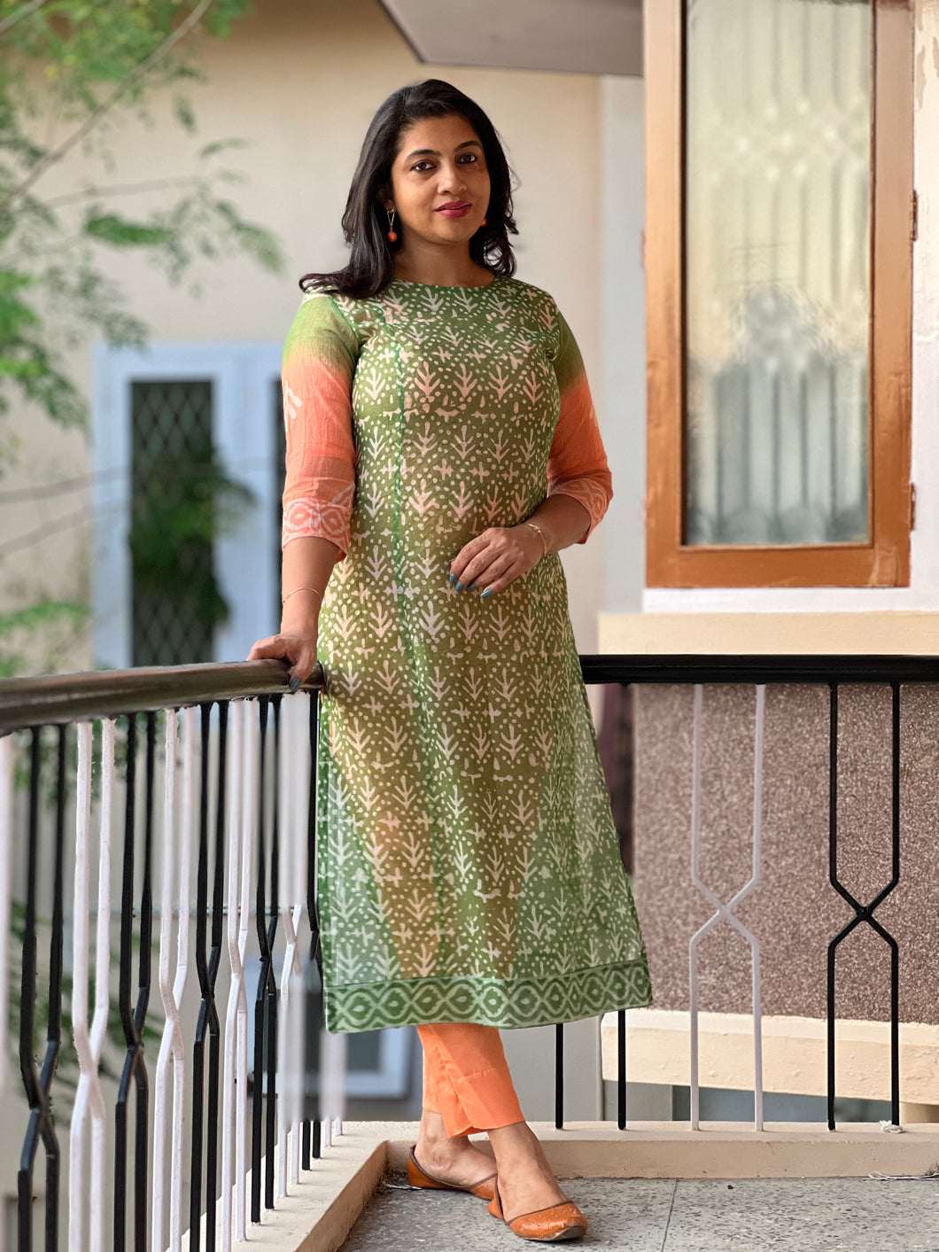 Batik Printed Supernet Kota Salwar Sets | HY155