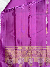 Lavender Colour Soft Silk Kanchipuram Saree | ADB141B