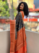Zari Weaving Banarasi Tussar Finished Sarees | SK106