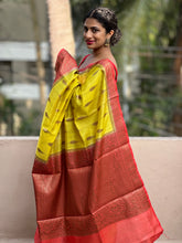 Zari Weaving Banarasi Tussar Finished Sarees | SK106