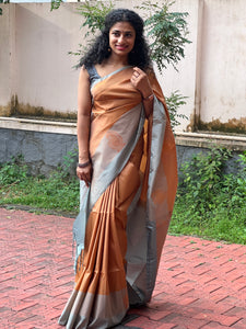 Elegant Semi Silk Sarees | KRK173