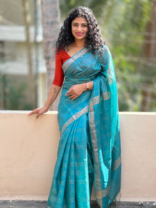 Bhagalpuri Linen Saree | MRD278