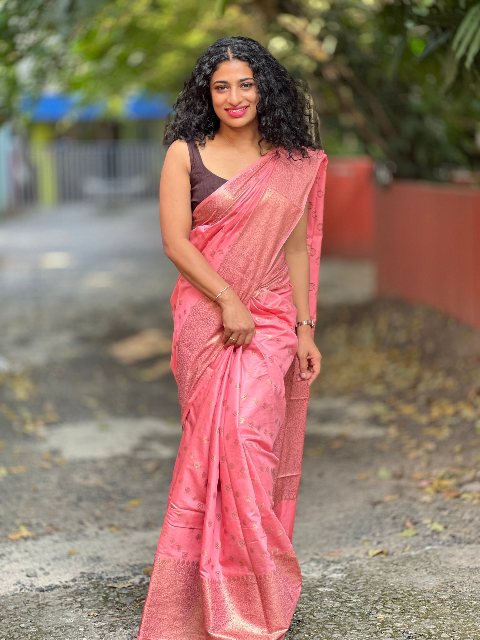 Chanderi Banarasi Saree